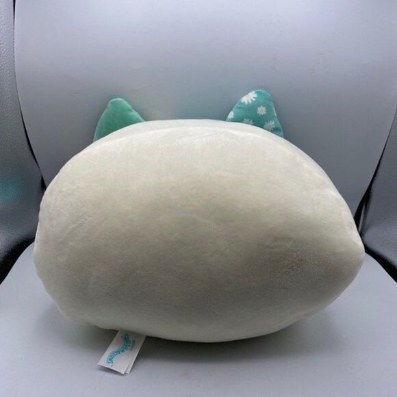Squishmallow 12" Kesla Cat Stackable with Daisy Flowers Plush Pillow Toy - Picture 8 of 11